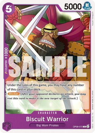 (OP08-072) Biscuit Warrior - Two Legends Normal
