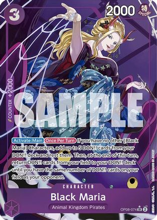 (OP08-074) Black Maria (Parallel) - Two Legends Foil