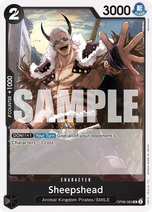 (OP08-083) Sheepshead - Two Legends Normal