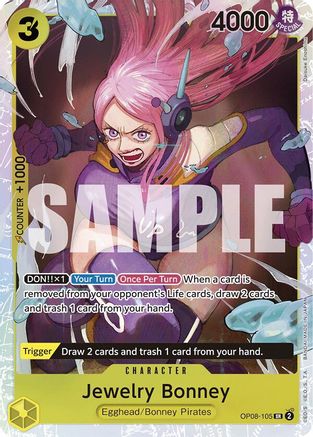 (OP08-105) Jewelry Bonney - Two Legends Foil
