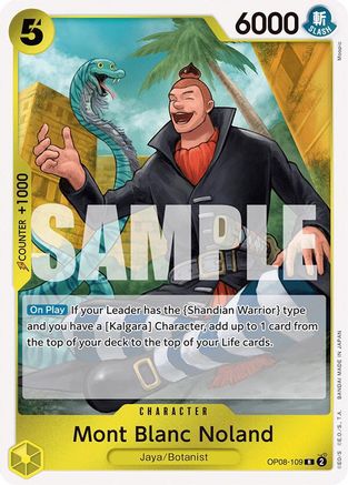 (OP08-109) Mont Blanc Noland - Two Legends Foil