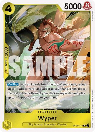 (OP08-110) Wyper - Two Legends Foil
