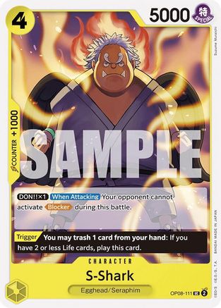 (OP08-111) S-Shark - Two Legends Normal