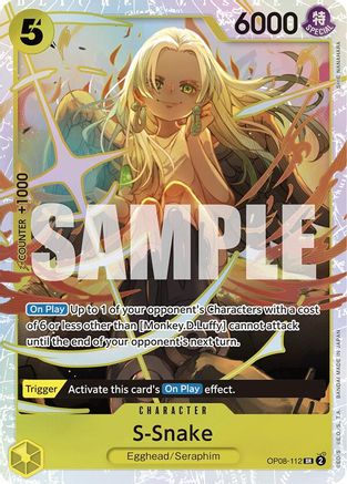 (OP08-112) S-Snake - Two Legends Foil