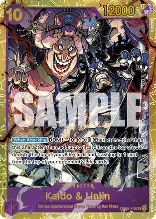 (OP08-119) Kaido & Linlin - Two Legends Foil