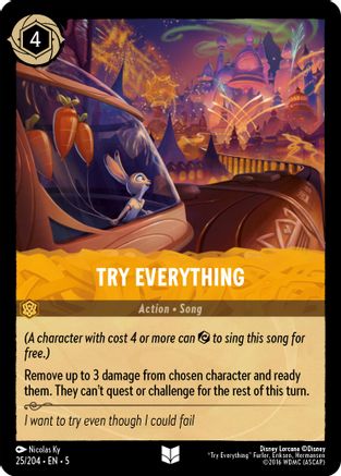 (025/204) Try Everything - Shimmering Skies Normal