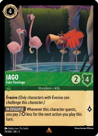 (079/204) Iago - Fake Flamingo - Shimmering Skies Normal