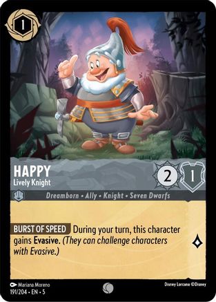 (191/204) Happy - Lively Knight - Shimmering Skies Normal