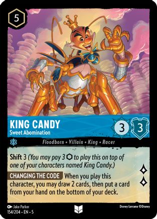 (154/204) King Candy - Sweet Abomination - Shimmering Skies Cold Foil
