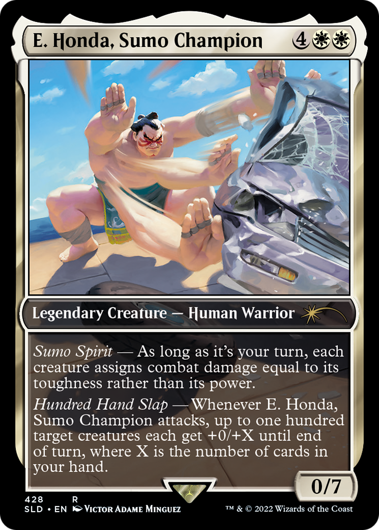 Baldin, Century Herdmaster (SLD-428) - Secret Lair Drop / E. Honda, Sumo Champion Foil