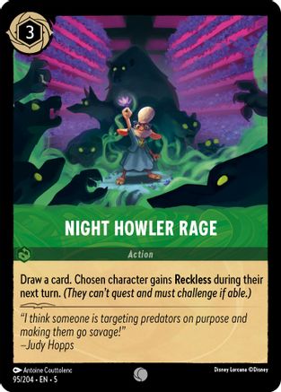 (095/204) Night Howler Rage - Shimmering Skies Normal