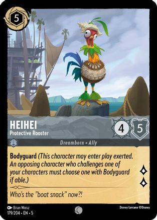 (179/204) HeiHei - Protective Rooster - Shimmering Skies Cold Foil