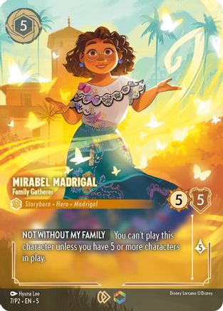 (007) Mirabel Madrigal - Family Gatherer (Store Championship) - Disney Lorcana Promo Cards Holofoil