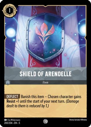 (200/204) Shield of Arendelle - Shimmering Skies Cold Foil