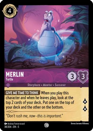 (038/204) Merlin - Turtle - Shimmering Skies Normal