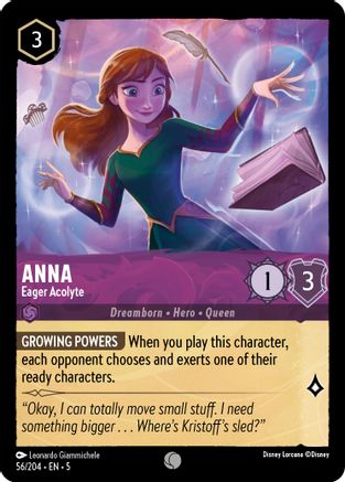 (056/204) Anna - Eager Acolyte - Shimmering Skies Normal