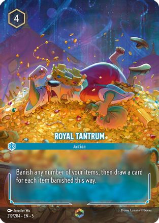 (219/204) Royal Tantrum (Enchanted) - Shimmering Skies Holofoil