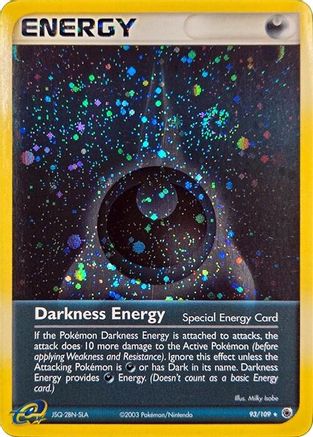 Darkness Energy (Special) (Cosmos Holo) (93/109) - League & Championship Cards Holofoil - Rare