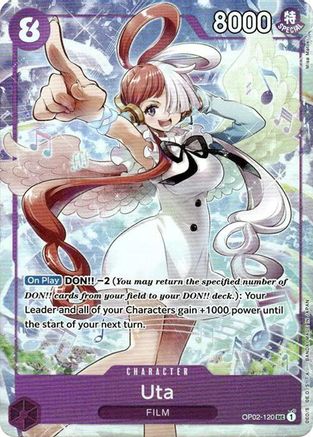 (OP02-120) Uta - OP02-120 (Premium Card Collection -Uta-) - One Piece Promotion Cards Foil