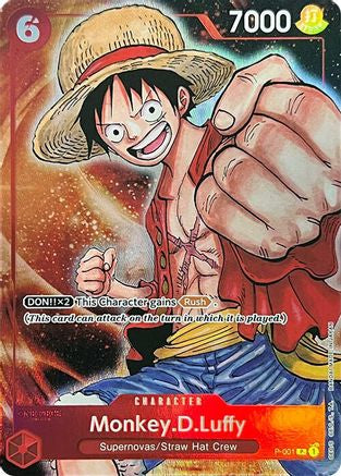 (P-001) Monkey.D.Luffy (Premium Card Collection -BANDAI CARD GAMES Fest. 23-24 Edition-) - One Piece Promotion Cards Foil