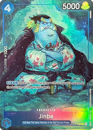 (P-030) Jinbe (Premium Card Collection -BANDAI CARD GAMES Fest. 23-24 Edition-) - One Piece Promotion Cards Foil