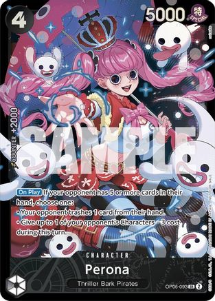(OP06-093) Perona (Store Treasure Cup 2024) - One Piece Promotion Cards Foil