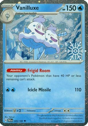 Vanilluxe (Holiday Calendar) 045/182 - Miscellaneous Cards & Products Holofoil - Uncommon