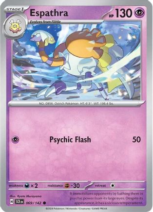 Espathra 069/142 - SV07 Stellar Crown Reverse Holofoil - Common