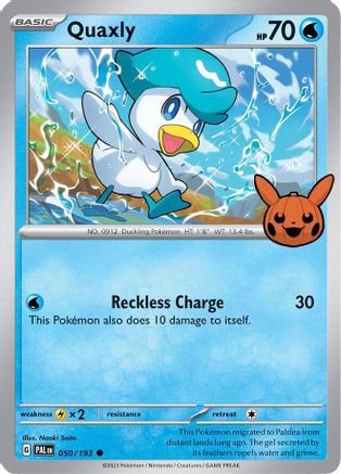 Quaxly (50/193) - Trick or Trade BOOster Bundle 2024 - Common