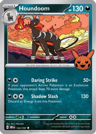 Houndoom - 133/197 - Trick or Trade BOOster Bundle 2024 Normal
