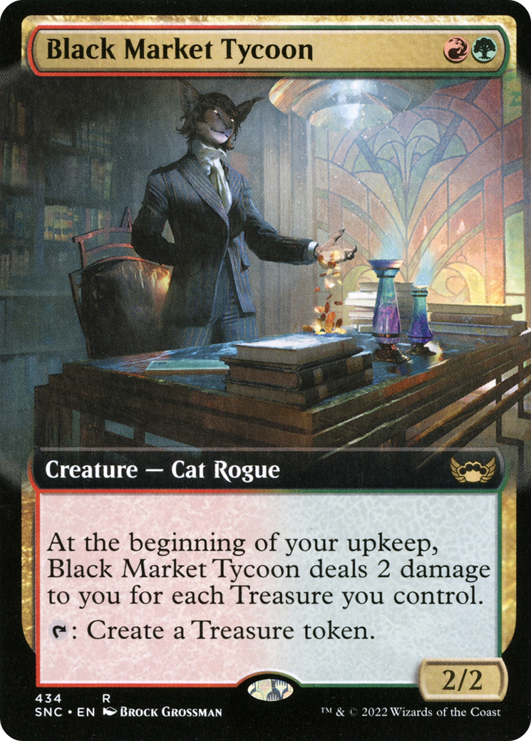 Black Market Tycoon (Extended Art) (SNC-434) - Streets of New Capenna: (Extended Art)
