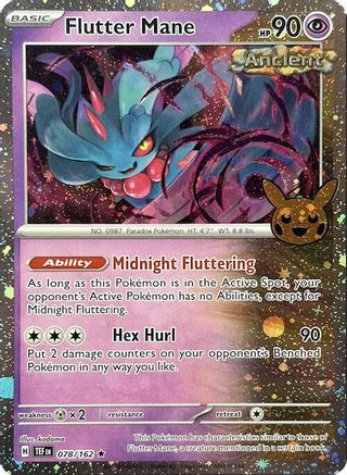 Flutter Mane (Cosmos Holo) (78/162) - Trick or Trade BOOster Bundle 2024 Holofoil - Holo Rare