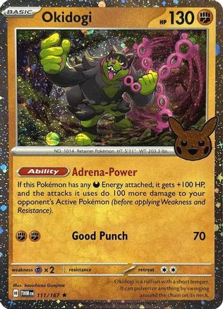 Okidogi (Cosmos Holo) (111/167) - Trick or Trade BOOster Bundle 2024 Holofoil - Holo Rare