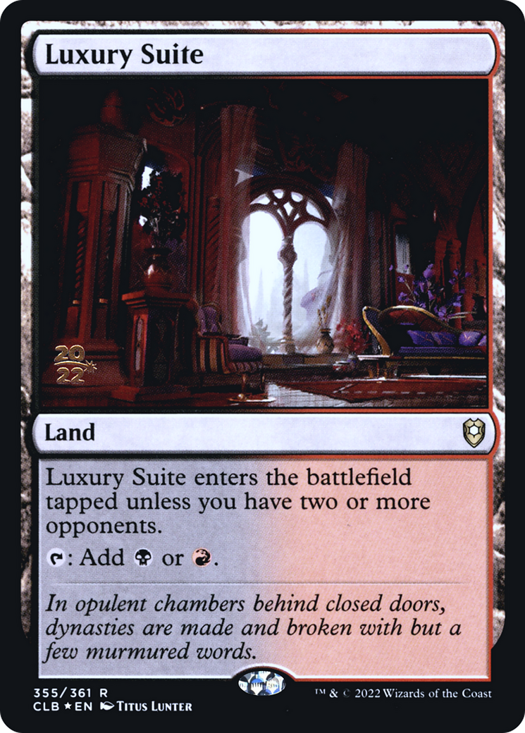 Luxury Suite (PRE-355S) - Battle for Baldur's Gate Promos (Prerelease) Foil
