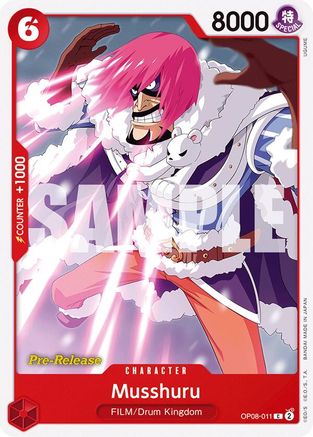 (OP08-011) Musshuru - Two Legends Pre-Release Cards Normal