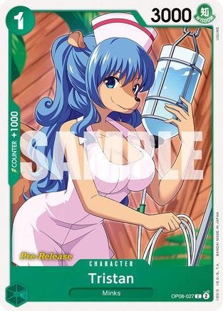 (OP08-027) Tristan - Two Legends Pre-Release Cards Normal