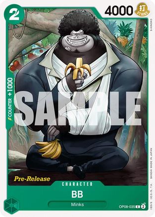 (OP08-035) BB - Two Legends Pre-Release Cards Normal
