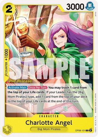 (OP08-101) Charlotte Angel - Two Legends Pre-Release Cards Normal