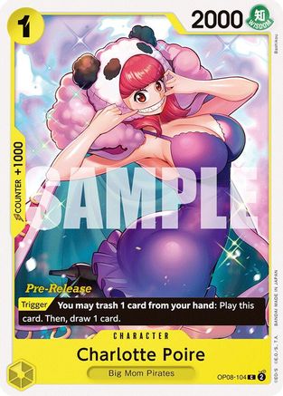 (OP08-104) Charlotte Poire - Two Legends Pre-Release Cards Normal