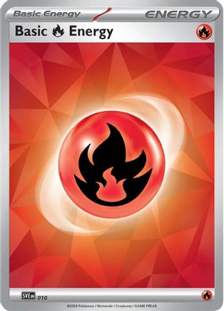 Basic Fire Energy (10) - SVE Scarlet & Violet Energies Holofoil - Common