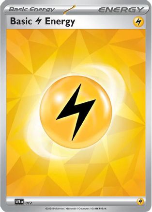 Basic Lightning Energy (12) - SVE Scarlet & Violet Energies Holofoil - Common