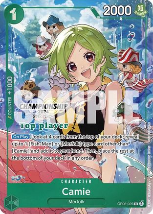(OP06-025) Camie (Championship 2024 Top Player Pack) - One Piece Promotion Cards Normal