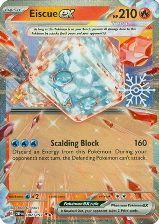 Eiscue ex (Holiday Calendar) (42/197) - Miscellaneous Cards & Products Holofoil - Double Rare