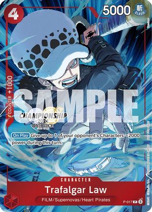 (P-017) Trafalgar Law (CS 2024 Celebration Pack) - One Piece Promotion Cards Foil