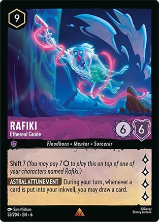 (052/204) Rafiki - Ethereal Guide - Azurite Sea Cold Foil