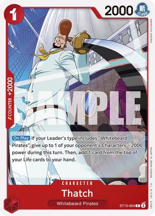 (ST15-004) Thatch - Starter Deck 15: RED Edward.Newgate Normal