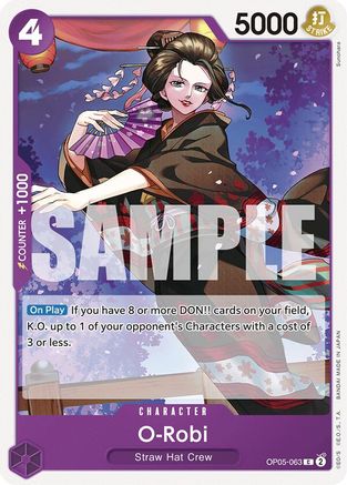 (OP05-063) O-Robi - Starter Deck 18: PURPLE Monkey.D.Luffy - Normal
