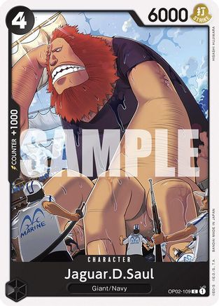 (OP02-109) Jaguar.D.Saul - Starter Deck 19: BLACK Smoker - Normal
