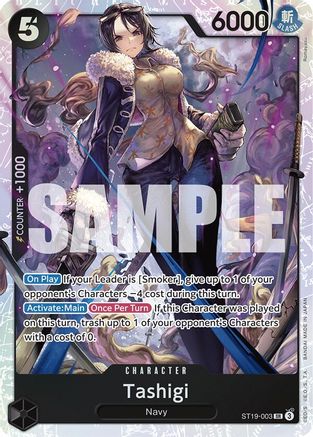 (ST19-003) Tashigi - Starter Deck 19: BLACK Smoker Foil
