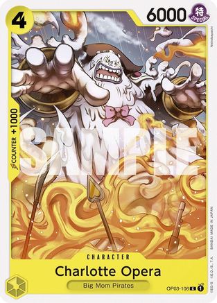 (OP03-106) Charlotte Opera - Starter Deck 20: YELLOW Charlotte Katakuri - Normal